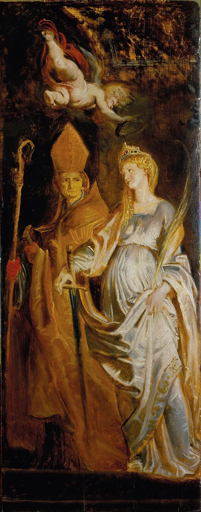Santa Catarina de Alexandria e Santo Elói, Peter Paul Rubens