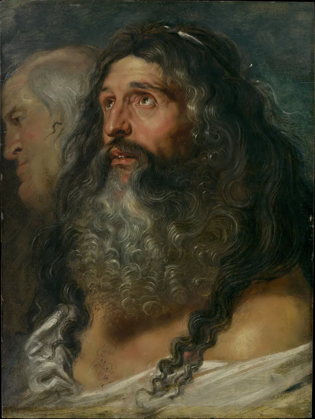 Estudo de duas cabeças, Peter Paul Rubens