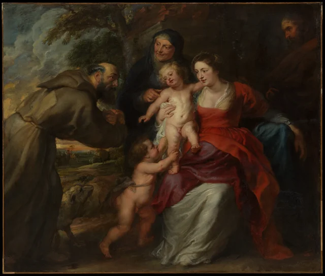 The Holy Family with Saints Francis and Anne and the Infant Saint John the Baptist