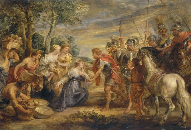 El encuentro de David y Abigail, Pedro Pablo Rubens