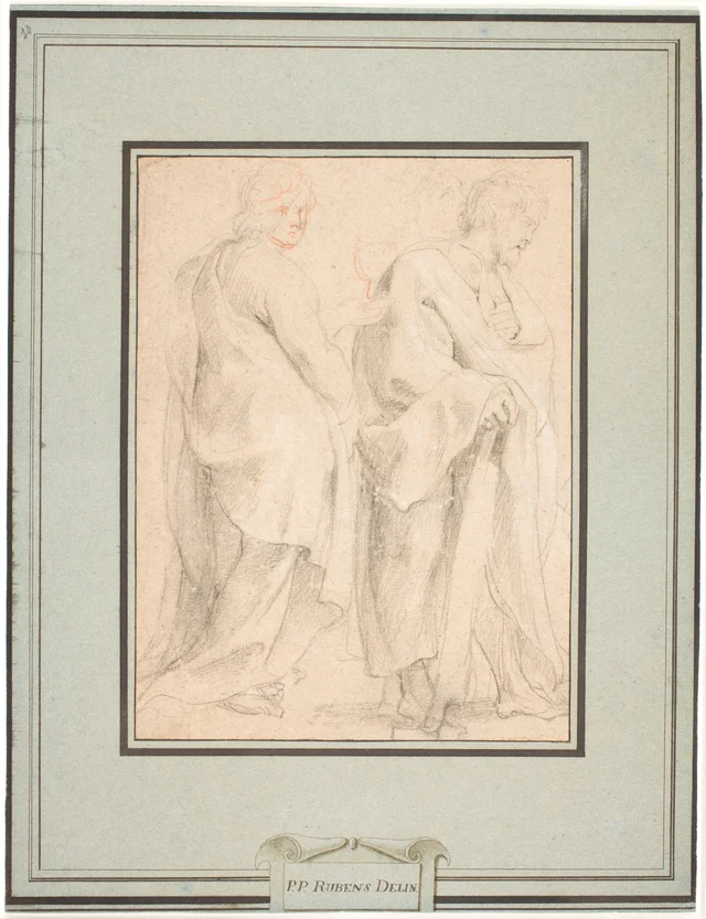 Dois apóstolos (João e Paulo, ou Simão), Peter Paul Rubens