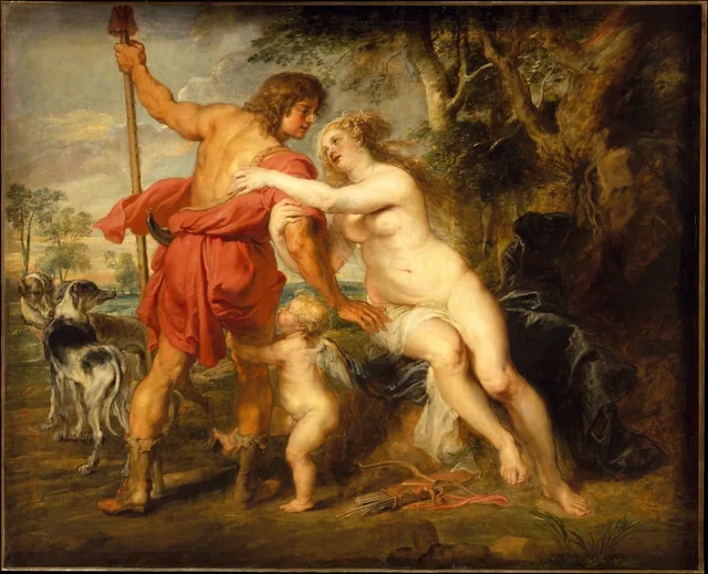 Vênus e Adônis, Peter Paul Rubens