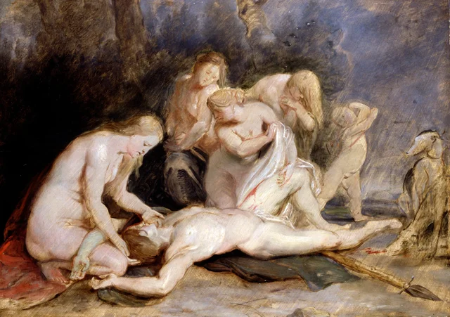 Venus llorando a Adonis, Pedro Pablo Rubens
