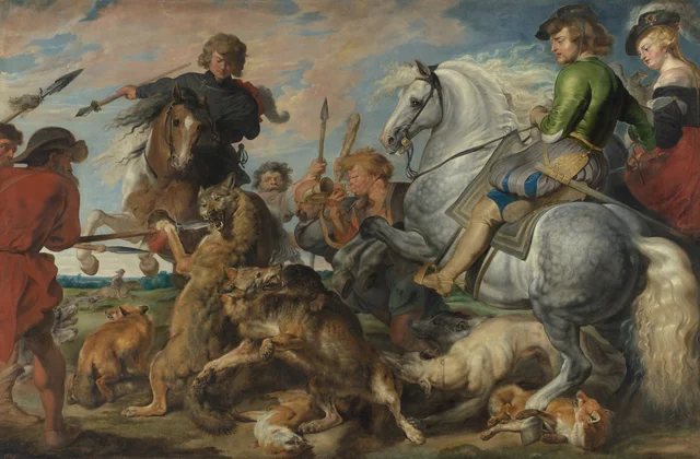 Chasse au loup et au renard, Pierre Paul Rubens