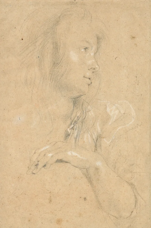 Joven de perfil