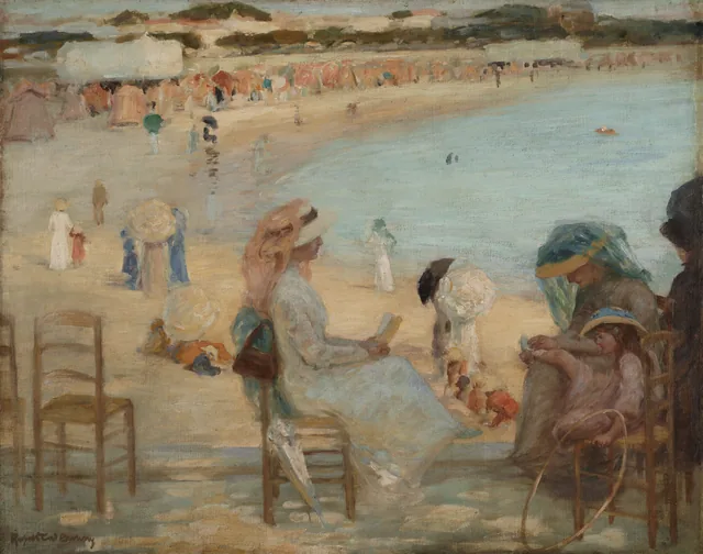 Na praia (Royan), Rupert Bunny