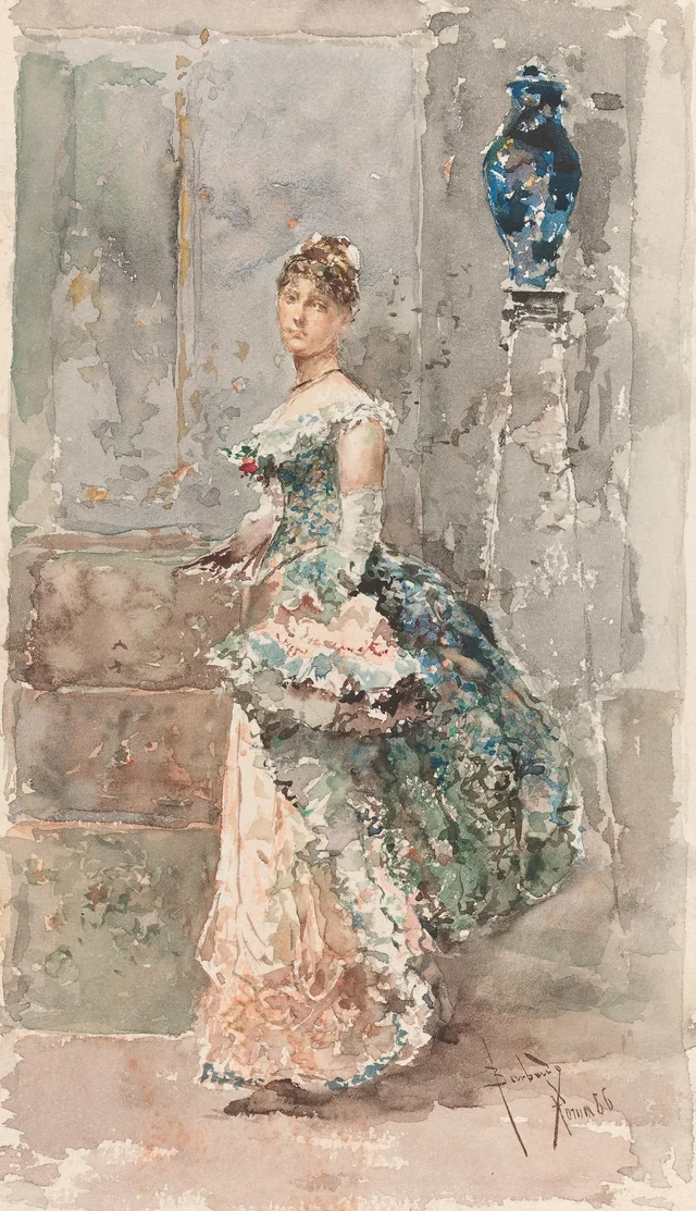 Lady in Formal Dress