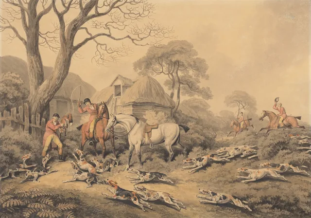 Caza del zorro: la muerte, Samuel Howitt