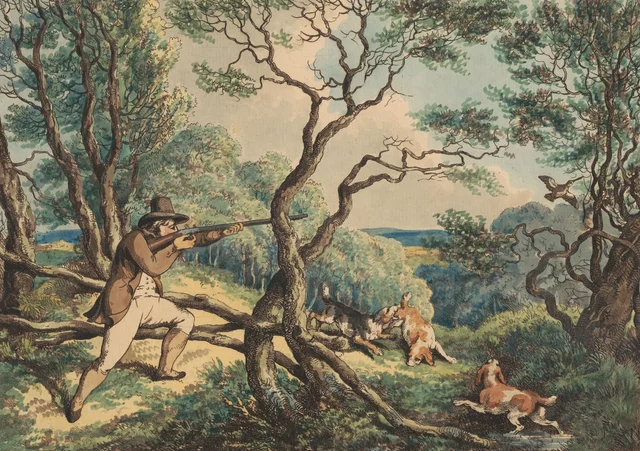 Woodcock Shooting, Samuel Howitt