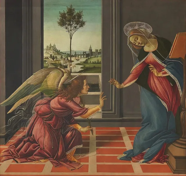 La Anunciación del Cestello, Sandro Botticelli