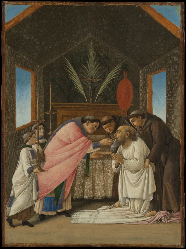 La Dernière Communion de saint Jérôme, Sandro Botticelli