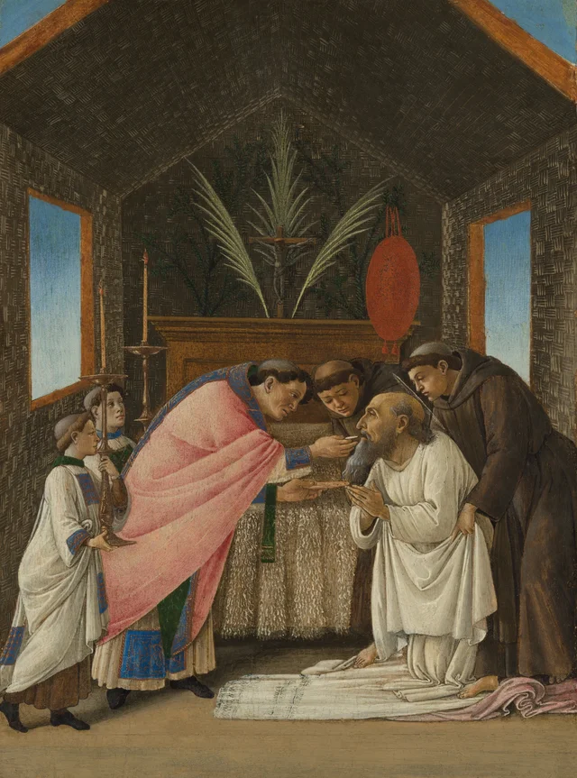 La Dernière Communion de saint Jérôme, Sandro Botticelli