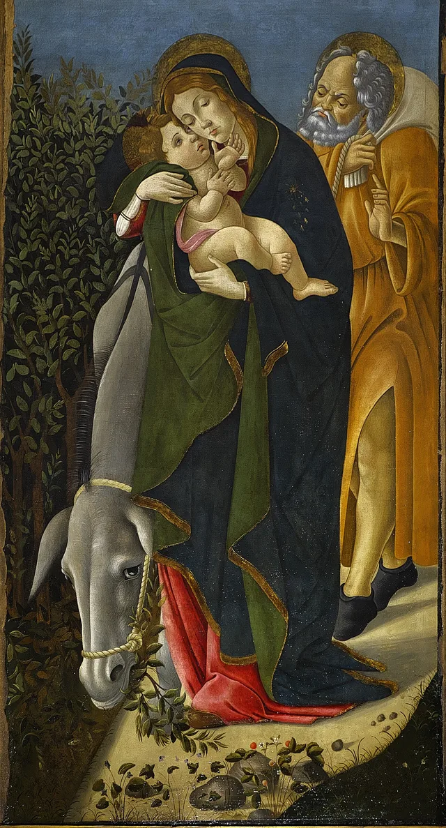 The Flight into Egypt, Sandro Botticelli