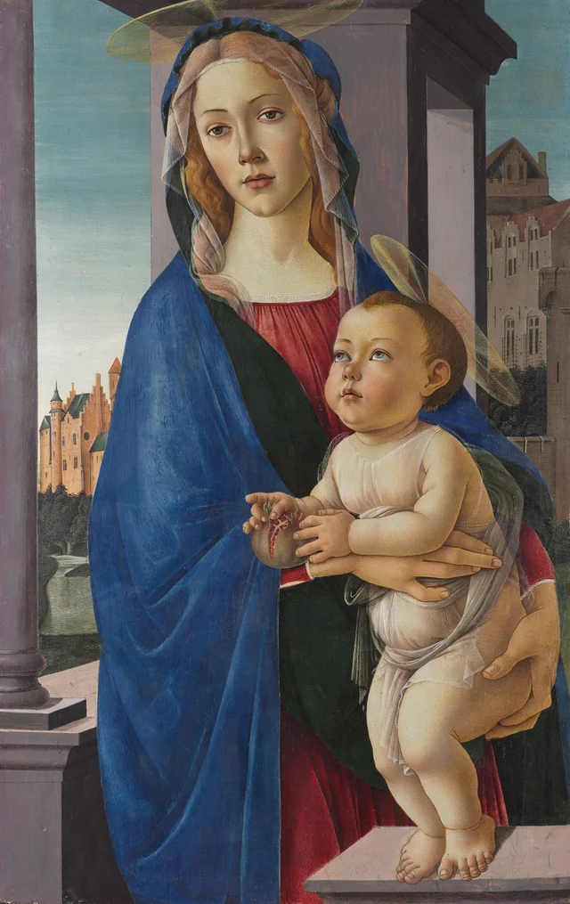 La Virgen y el Niño, Sandro Botticelli