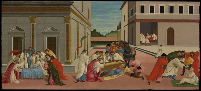 Three Miracles of Saint Zenobius, Sandro Botticelli