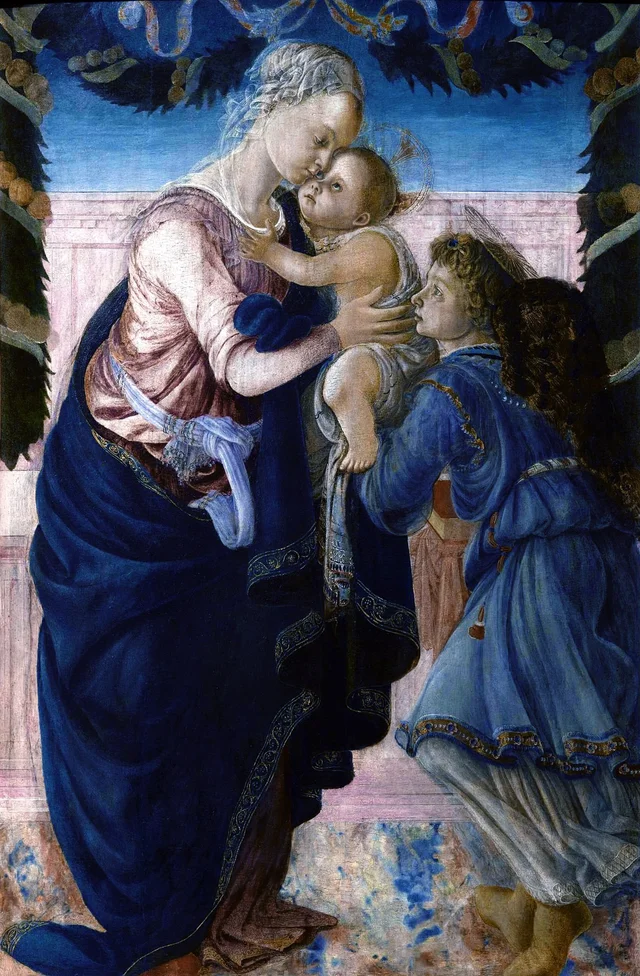 Madonna and Child with an Angel, Sandro Botticelli