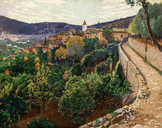 Evening, Santiago Rusiñol