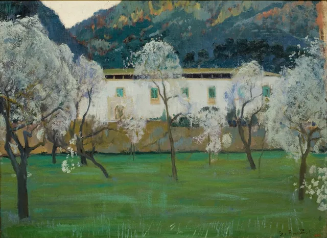 White Farmhouse (Bunyola, Majorca), Santiago Rusiñol