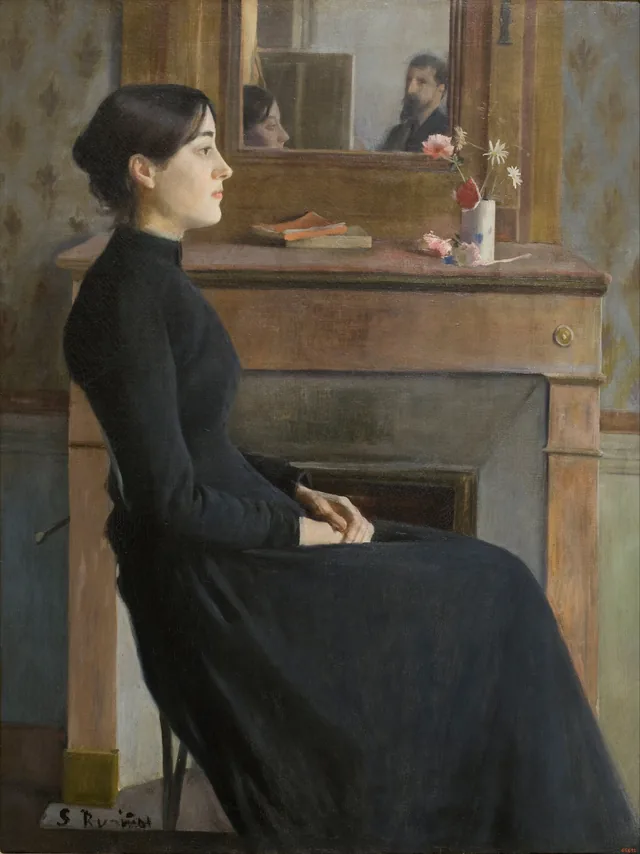 Female Figure, Santiago Rusiñol