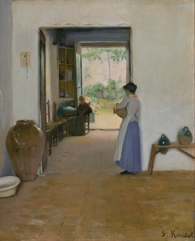Intérieur de Sitges, Santiago Rusiñol