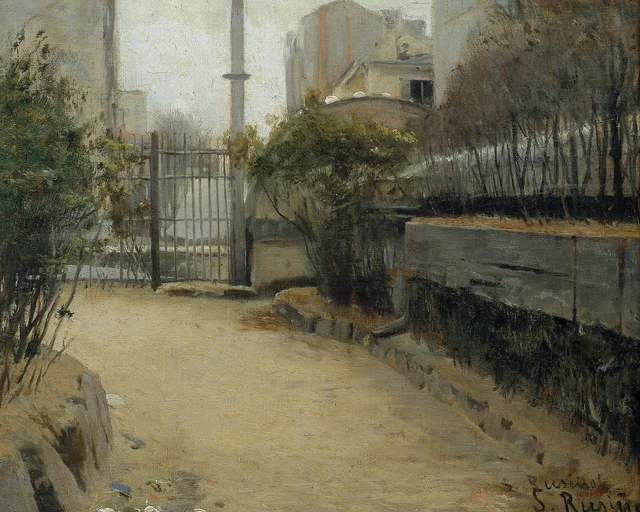 Jardin de Montmartre, Santiago Rusiñol