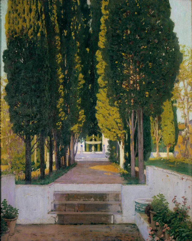 Gardens of the Generalife, Santiago Rusiñol