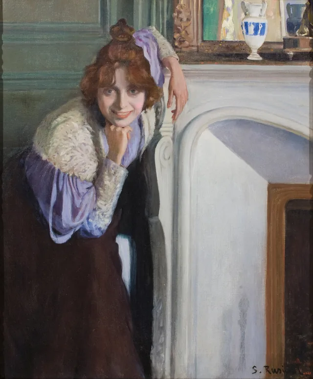 Laughing Girl (Suzanne Valadon), Santiago Rusiñol