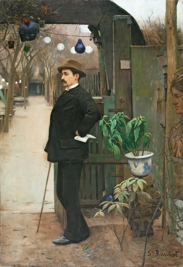 Portrait of Miquel Utrillo, Santiago Rusiñol