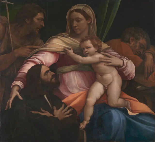La Vierge à l'Enfant avec des saints et un donateur, Sebastiano del Piombo