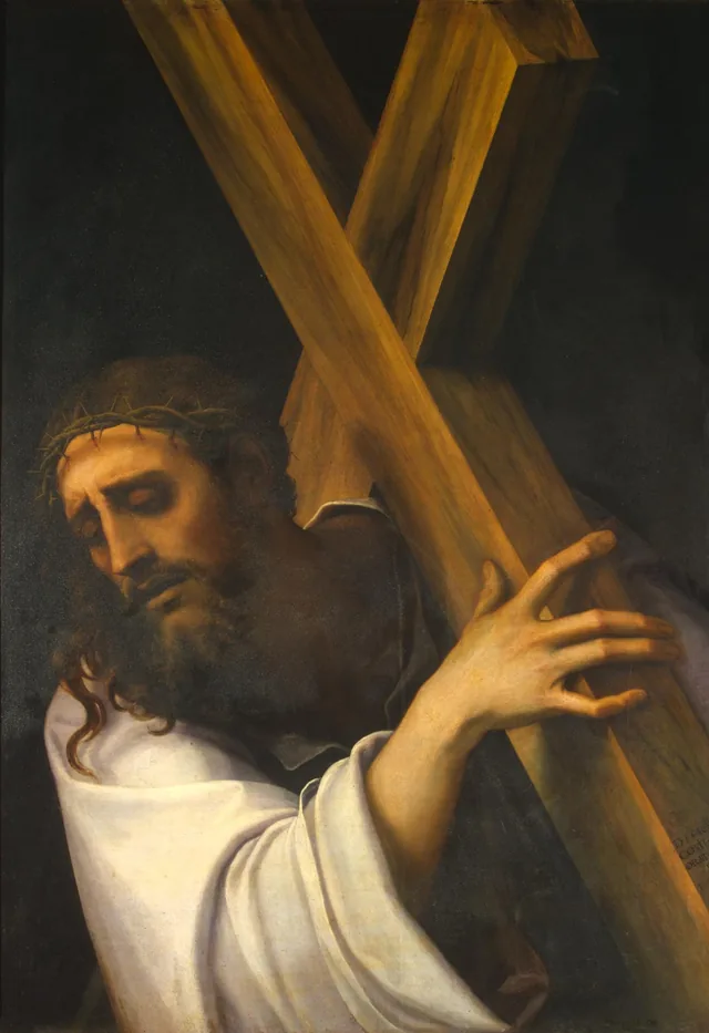Cristo carregando a cruz