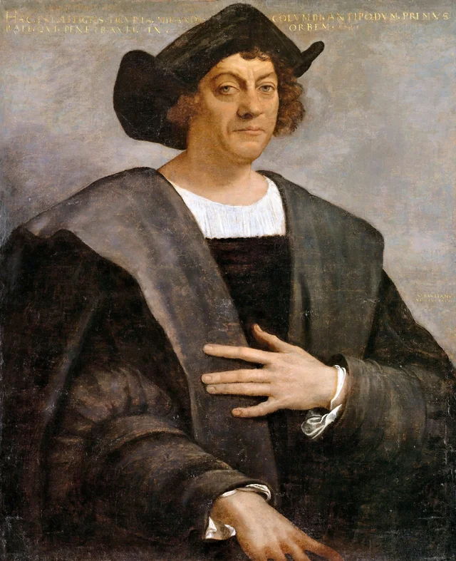 Retrato de hombre, supuestamente Cristóbal Colón, Sebastiano del Piombo