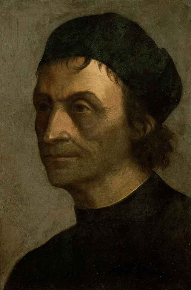Retrato de um eclesiástico da corte papal
