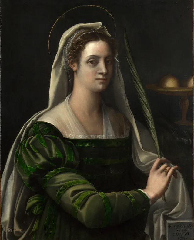 Retrato de uma dama com os atributos de Santa Águeda
