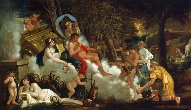 Midas Returns Silenus to Bacchus, Sébastien Bourdon