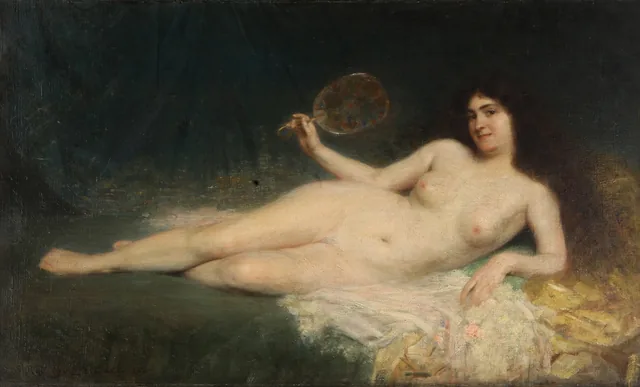 Mujer con abanico