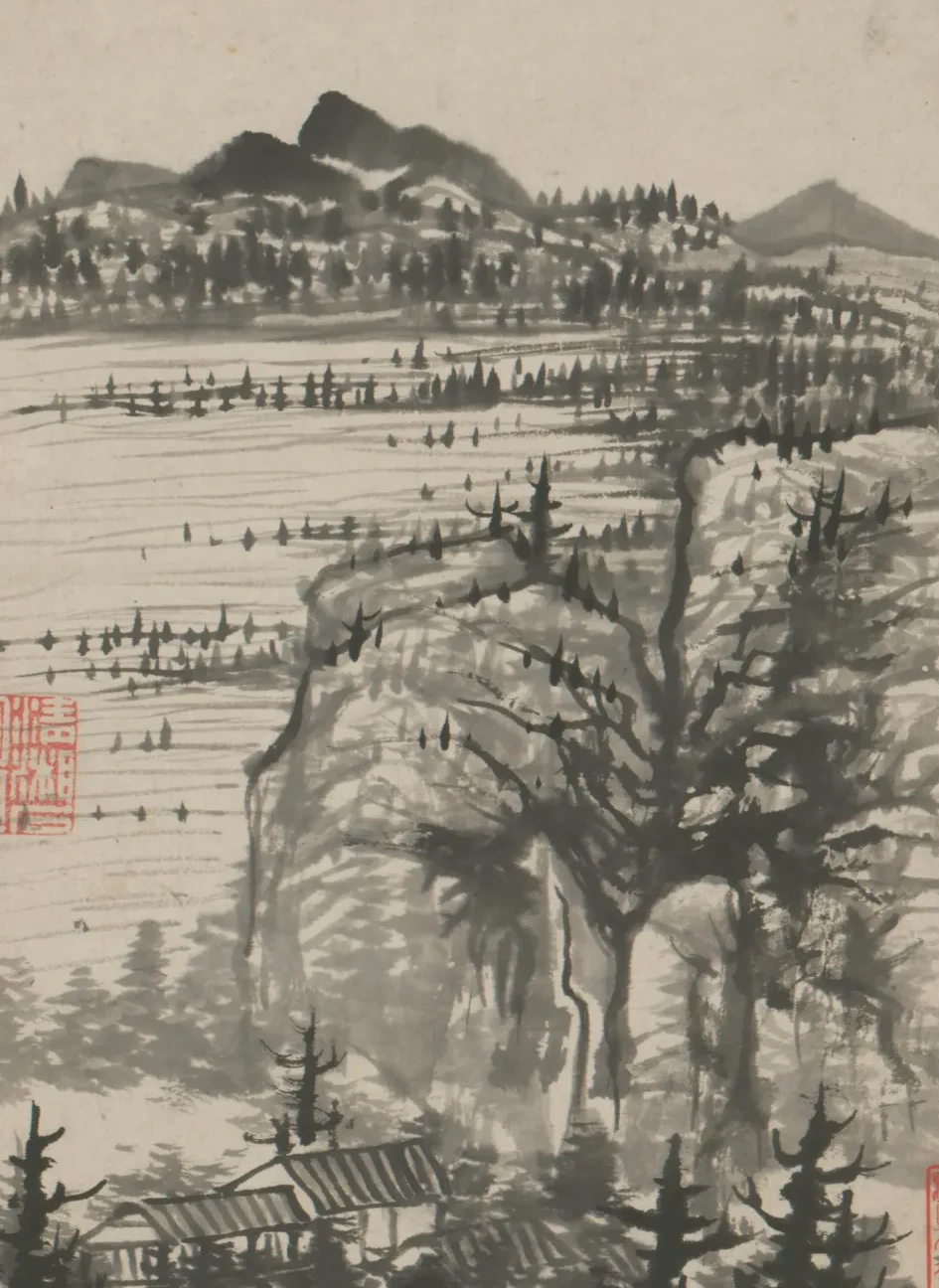 原济金山龙游寺诗意册, Shitao