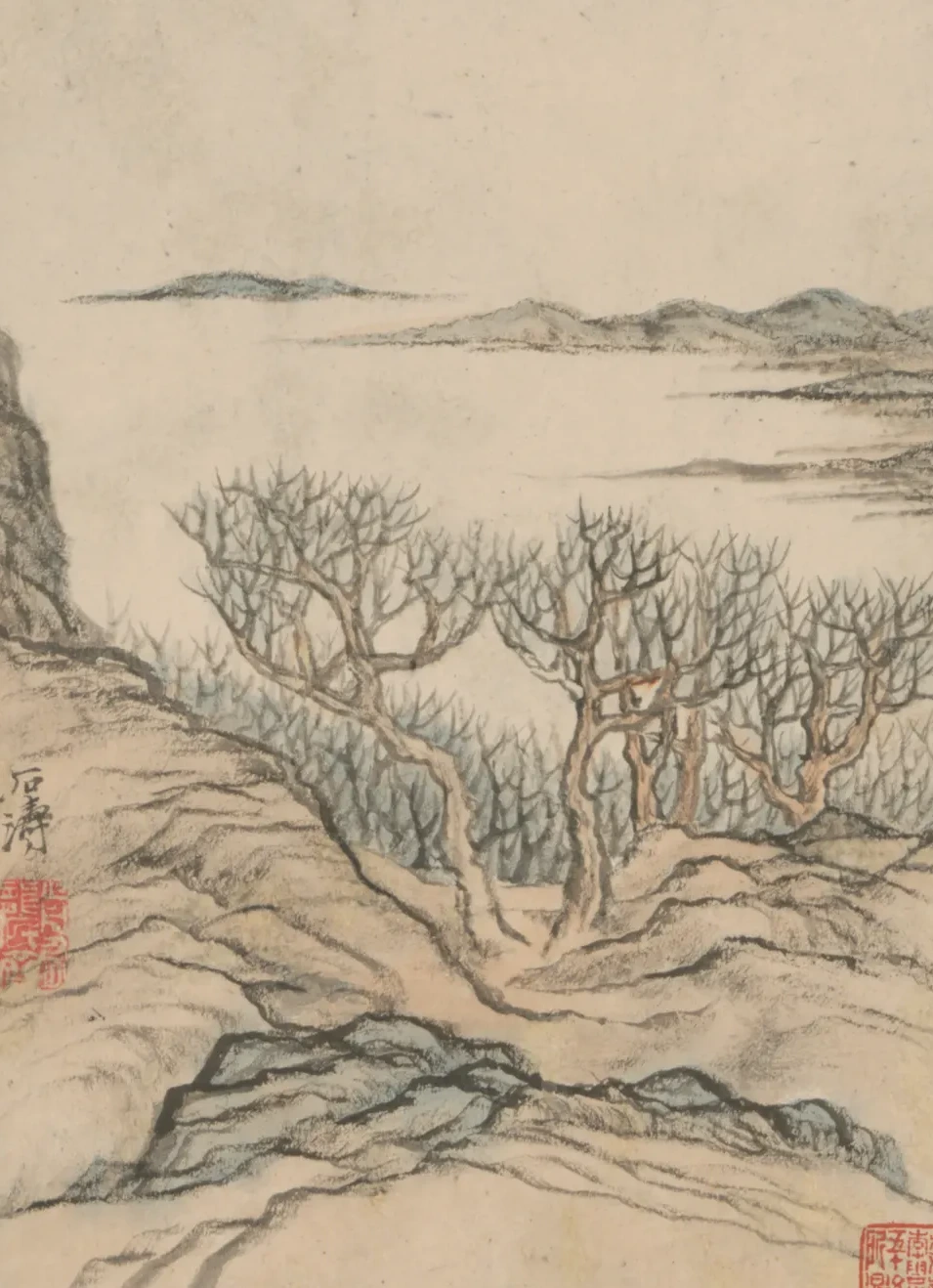 石涛山水图册, Shitao