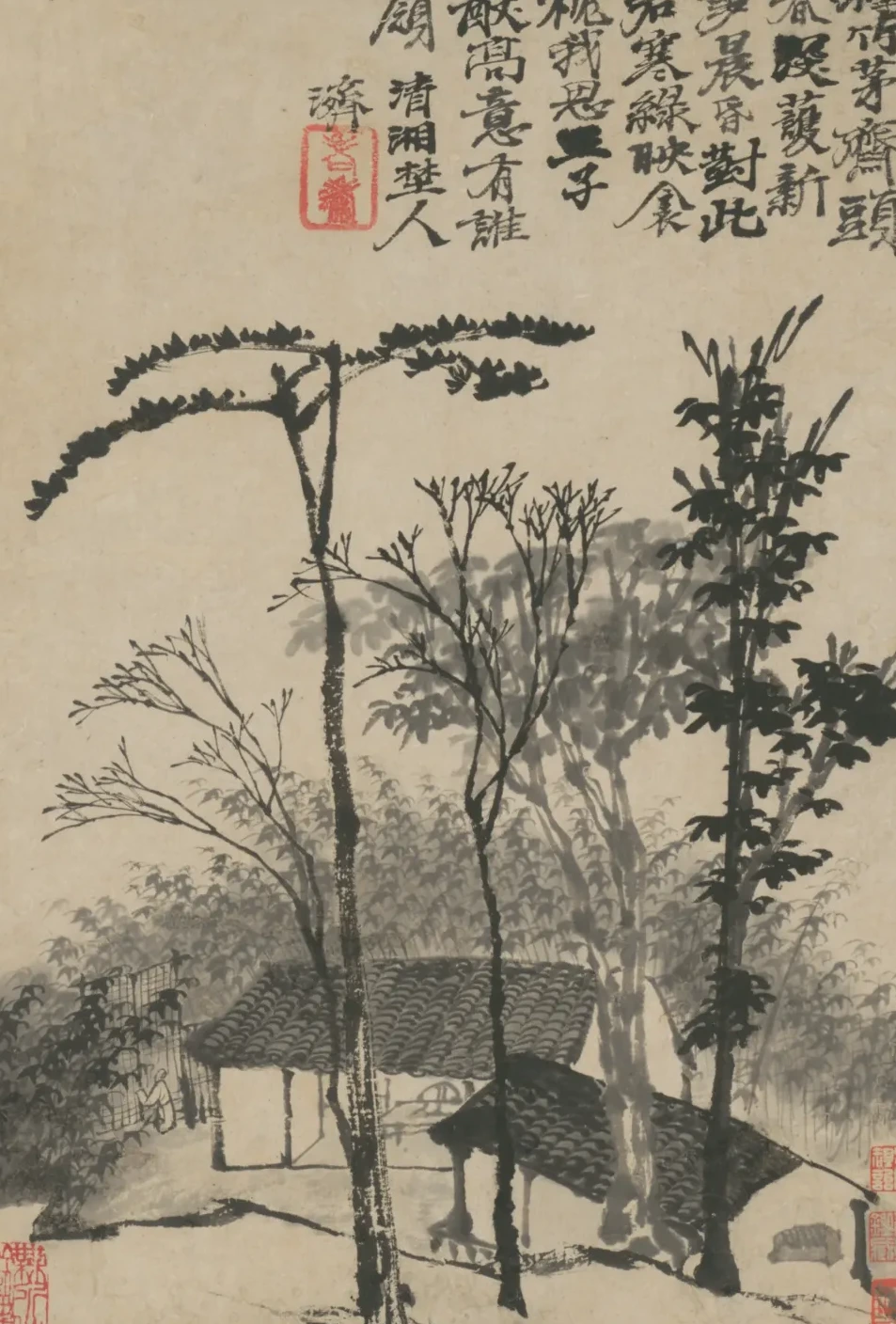 原济黄山游图册, Shitao