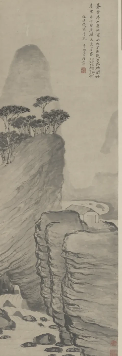 石涛山水图轴, Shitao