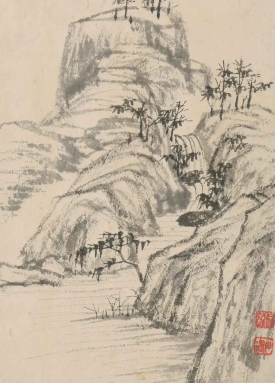 原济山水图册, Shitao