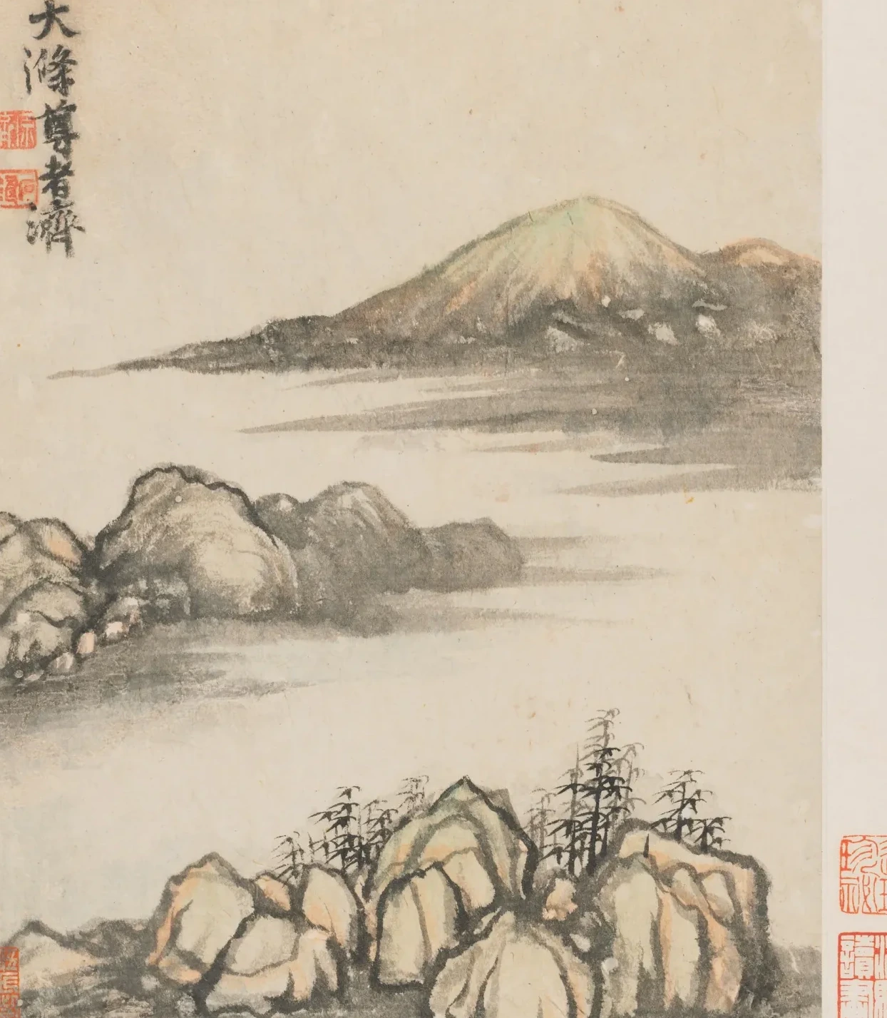 Reminiscences of Qinhuai River, Shitao