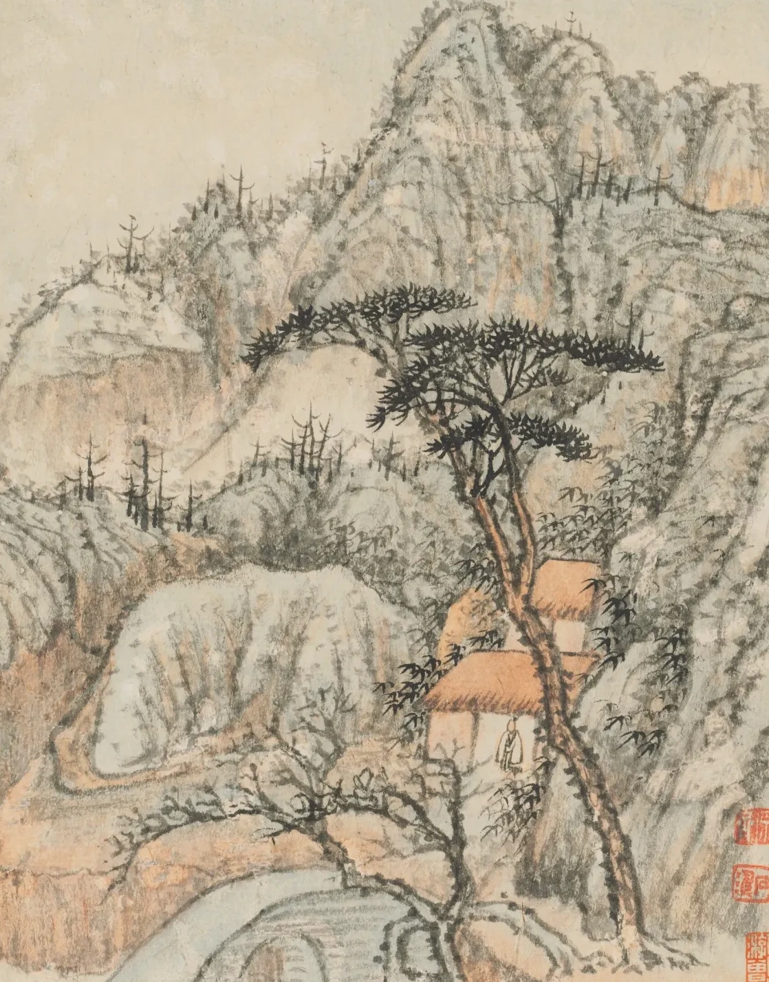 Reminiscences of Qinhuai River, Shitao