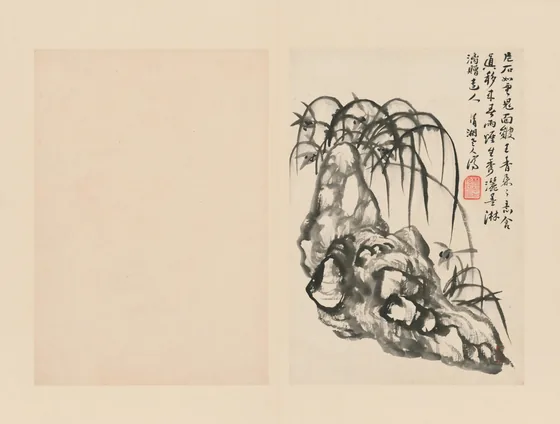 原济兰竹册－兰石