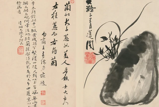 原济兰竹册－兰石