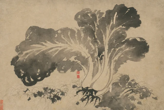 原济墨白菜图页