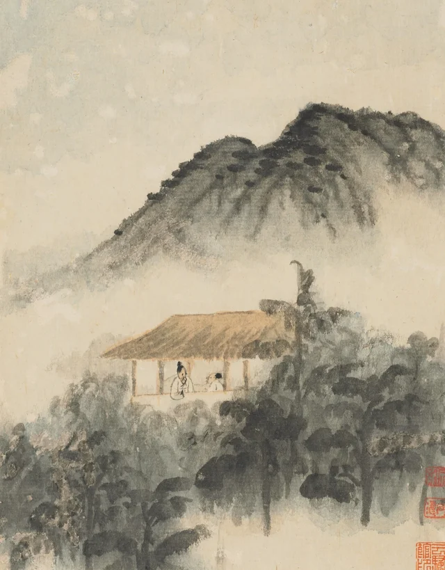 Recuerdos del río Qinhuai, Shitao