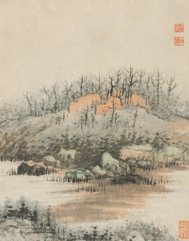 Recuerdos del río Qinhuai, Shitao
