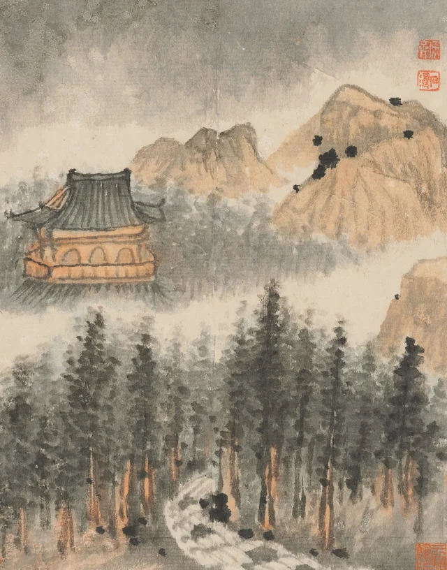 Recuerdos del río Qinhuai, Shitao