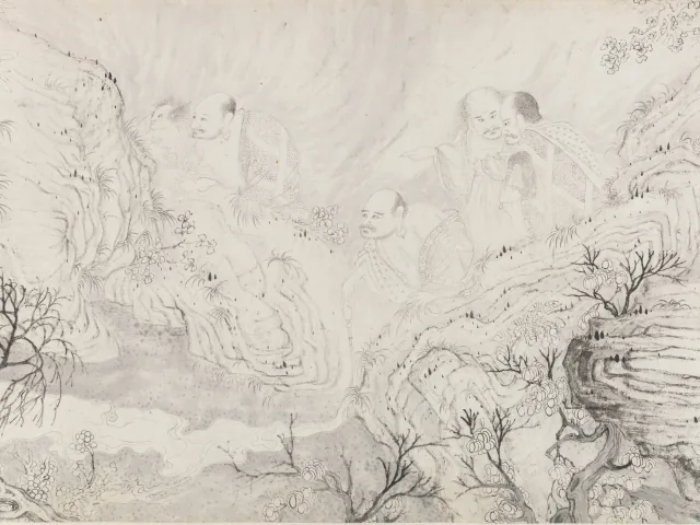 The Sixteen Luohans, Shitao