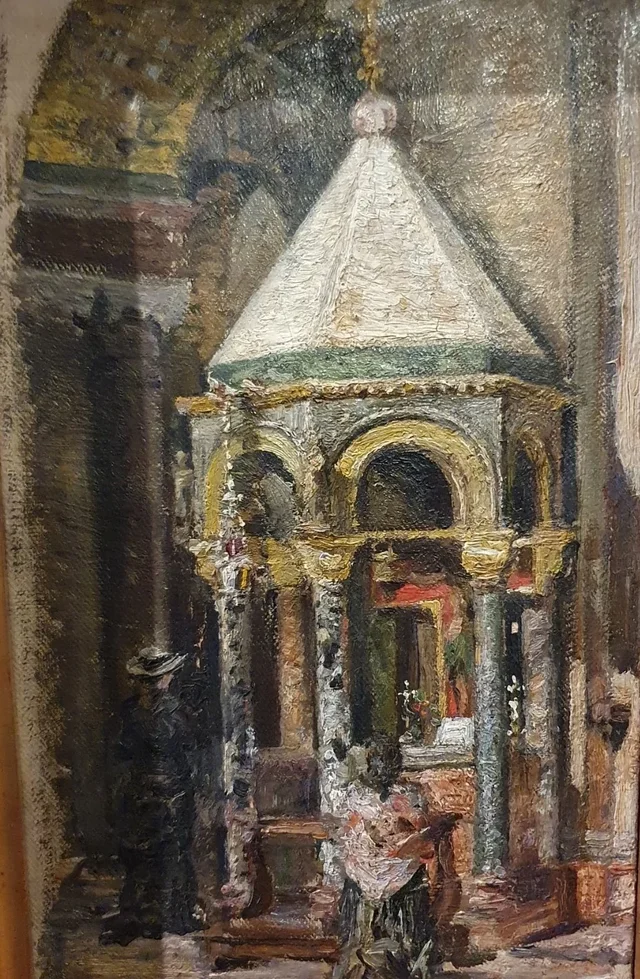 Church Interior (Italy), Silva Porto